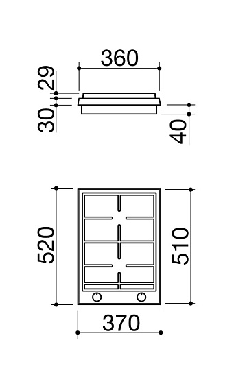 Варочная поверхность BARAZZA 1PTI2 купить с доставкой по Москве и Московской области в интернет-магазине ТехноВегас