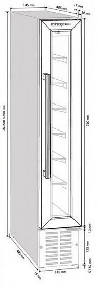 Винный шкаф CLIMADIFF AV7XK