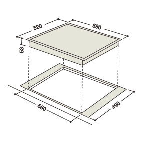 Поверхность HOTPOINT-ARISTON kio 633 t z купить с доставкой по Москве и Московской области в интернет-магазине ТехноВегас
