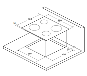 Варочная поверхность MONSHER MHI 61 купить с доставкой по Москве и Московской области в интернет-магазине ТехноВегас