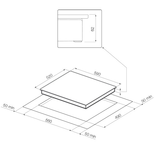 Встраиваемая индукционная варочная панель Graude IK 60.1 купить с доставкой по Москве и Московской области в интернет-магазине ТехноВегас