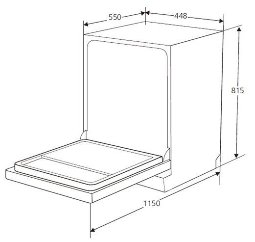 ПОСУДОМОЕЧНАЯ МАШИНА KUPPERSBERG GSM 4574