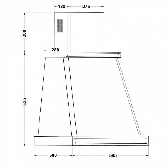 Вытяжка KUPPERSBERG T 669 W Silver