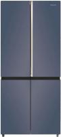 Холодильник WEISSGAUFF WCD 590 NoFrost Inverter Premium Biofresh Blue Glass