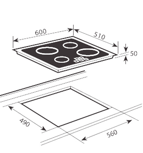 Электрическая поверхность TEKA irf 641 купить с доставкой по Москве и Московской области в интернет-магазине ТехноВегас