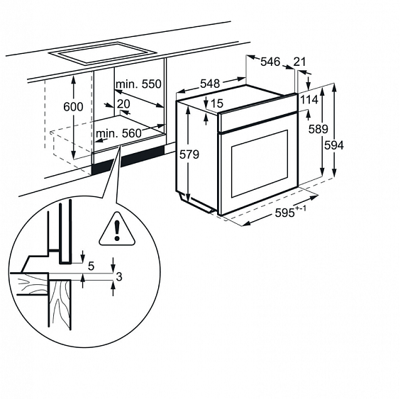 Электрический духовой шкаф ELECTROLUX OPEA2350C купить с доставкой по Москве и Московской области в интернет-магазине ТехноВегас
