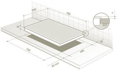 Поверхность DE DIETRICH dti 1167 xe купить с доставкой по Москве и Московской области в интернет-магазине ТехноВегас