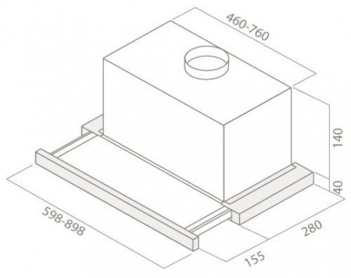 Вытяжка ELICA ELITE 14 LUX GRVT/A/60 (PRF0098874B) купить с доставкой по Москве и Московской области в интернет-магазине ТехноВегас