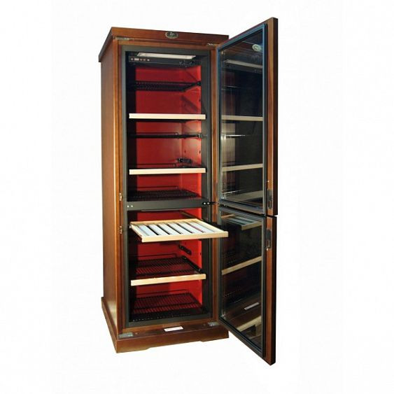 Винный шкаф IP INDUSTRIE CEX 601 CU вишня купить с доставкой по Москве и Московской области в интернет-магазине ТехноВегас