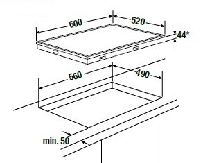Электрическая поверхность KUPPERSBUSCH EKE 6342.2F
