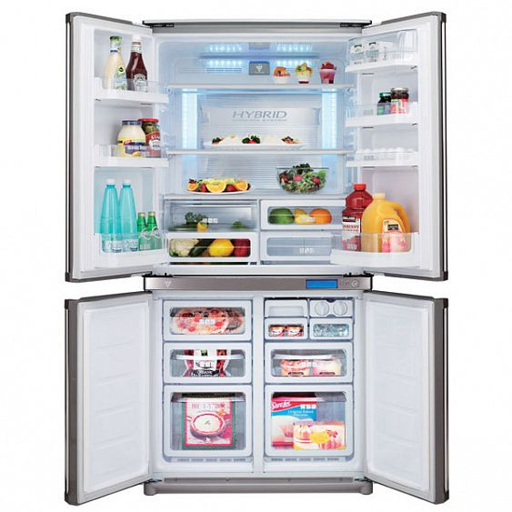 Холодильник side-by-side SHARP sj-f96spbe купить с доставкой по Москве и Московской области в интернет-магазине ТехноВегас