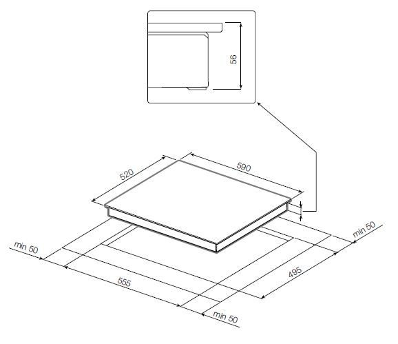 Встраиваемая индукционная варочная панель Graude IK 60.0 AW