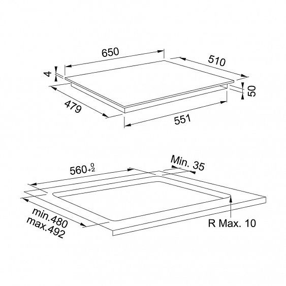 Варочная поверхность FRANKE FSM 654 I BK купить с доставкой по Москве и Московской области в интернет-магазине ТехноВегас