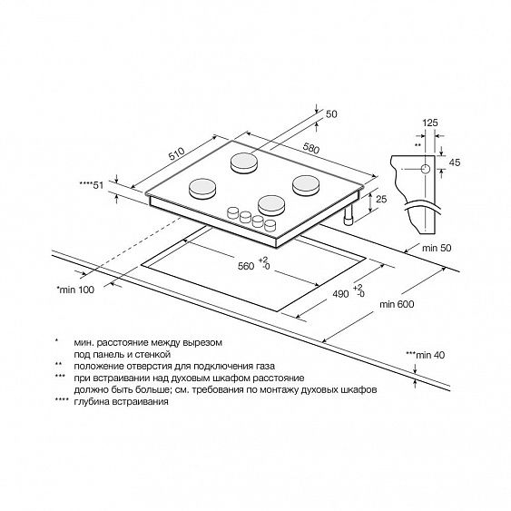 ВАРОЧНАЯ ПОВЕРХНОСТЬ GRAUDE GSK 60.1 WM купить с доставкой по Москве и Московской области в интернет-магазине ТехноВегас