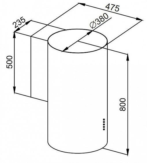 Вытяжка MAUNFELD LEE WALL (C) 39 WHITE купить с доставкой по Москве и Московской области в интернет-магазине ТехноВегас
