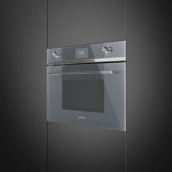 Микроволновая печь SMEG SF4101MS купить с доставкой по Москве и Московской области в интернет-магазине ТехноВегас