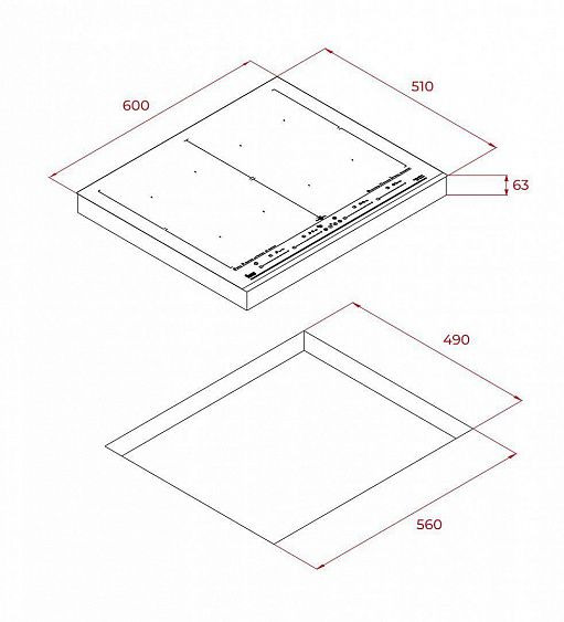 Варочная поверхность TEKA IZF 68600 MSP (112500005) купить с доставкой по Москве и Московской области в интернет-магазине ТехноВегас