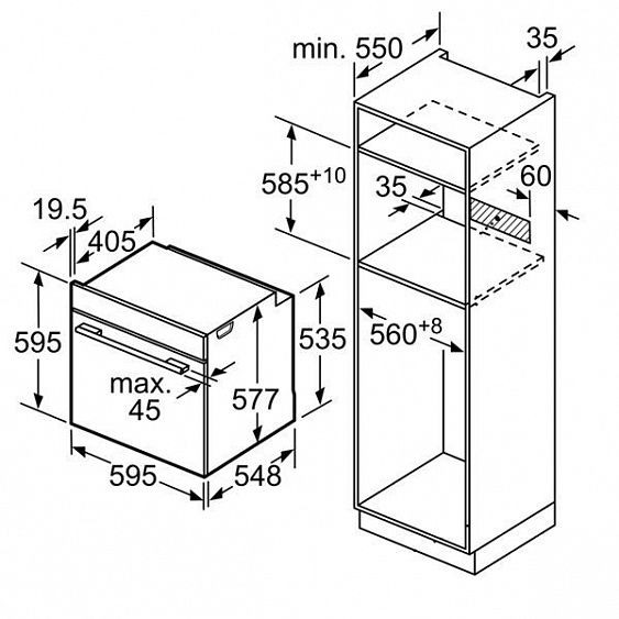 Встраиваемый электрический духовой шкаф Siemens HB 676 GBS1