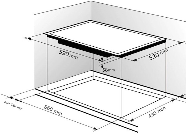 Поверхность ZIGMUND & SHTAIN cis 027.60 bx купить с доставкой по Москве и Московской области в интернет-магазине ТехноВегас