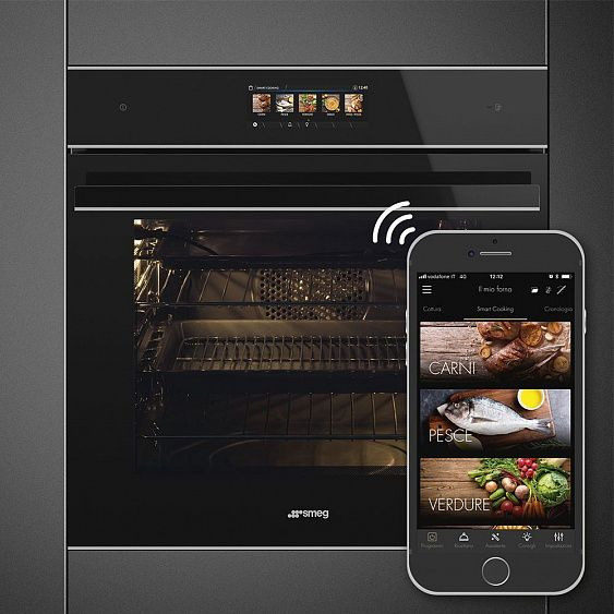 Духовой шкаф SMEG SFP6606WTPNX купить с доставкой по Москве и Московской области в интернет-магазине ТехноВегас