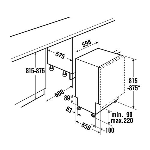 Посудомоечная машина KUPPERSBUSCH IGVE 6610.2 купить с доставкой по Москве и Московской области в интернет-магазине ТехноВегас