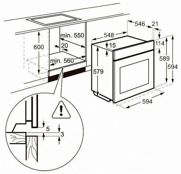 Духовой шкаф AEG BSJ 731470 X нержавеющая сталь купить с доставкой по Москве и Московской области в интернет-магазине ТехноВегас