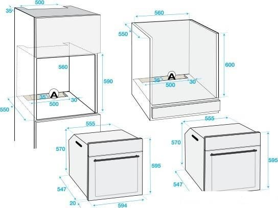 Встраиваемый электрический духовой шкаф Beko OIM 27201 A