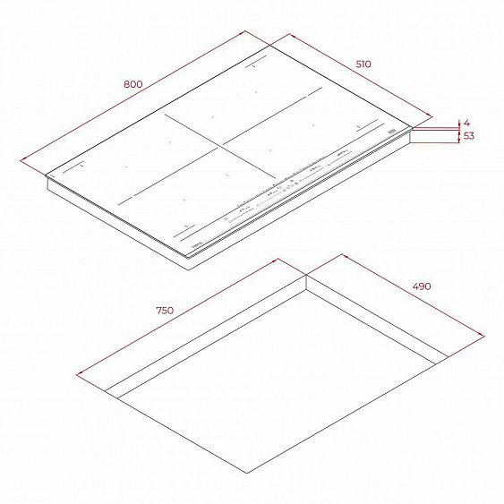 Варочная панель TEKA IZF 88700 BK MST