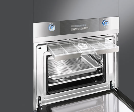 Пароварка встраиваемая SMEG sc45v2 купить с доставкой по Москве и Московской области в интернет-магазине ТехноВегас