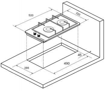 Варочная поверхность KUPPERSBERG FBG 36 BG купить с доставкой по Москве и Московской области в интернет-магазине ТехноВегас