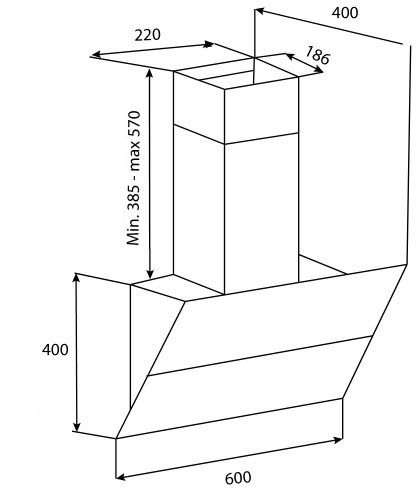 Вытяжка KORTING KHC 65070 GN