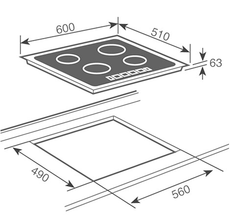 Электрическая поверхность TEKA tm 620