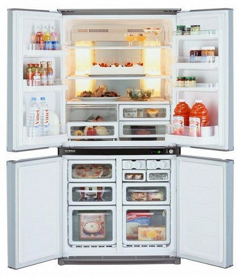 Холодильник Sharp SJ-F740STSL нержавеющая сталь купить с доставкой по Москве и Московской области в интернет-магазине ТехноВегас