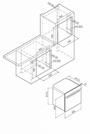 Духовой шкаф GRAUDE BK 60.2 EL купить с доставкой по Москве и Московской области в интернет-магазине ТехноВегас