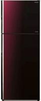 Холодильник HITACHI R-VG 472 PU8 XRZ красное стекло