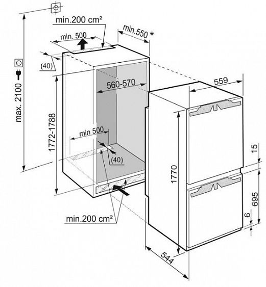 Холодильник Liebherr ICNP 3366