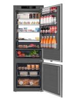 Встраиваемый холодильник Weissgauff WRKI 1970 Total NoFrost Inverter Premium Ecofresh Inox