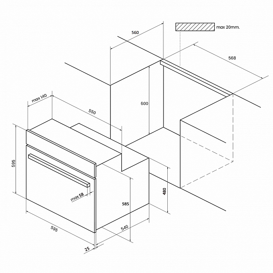 Духовой шкаф KUPPERSBERG HO 656 T купить с доставкой по Москве и Московской области в интернет-магазине ТехноВегас