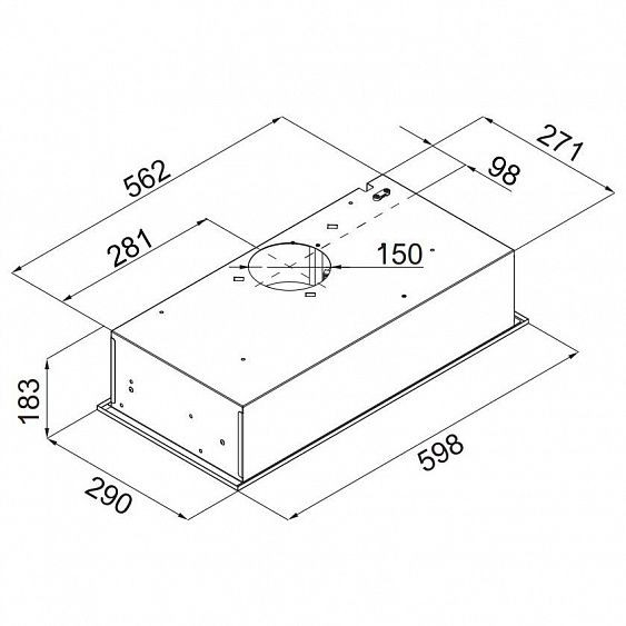 Вытяжка MAUNFELD CROSBY HARDY 60 BLACK купить с доставкой по Москве и Московской области в интернет-магазине ТехноВегас