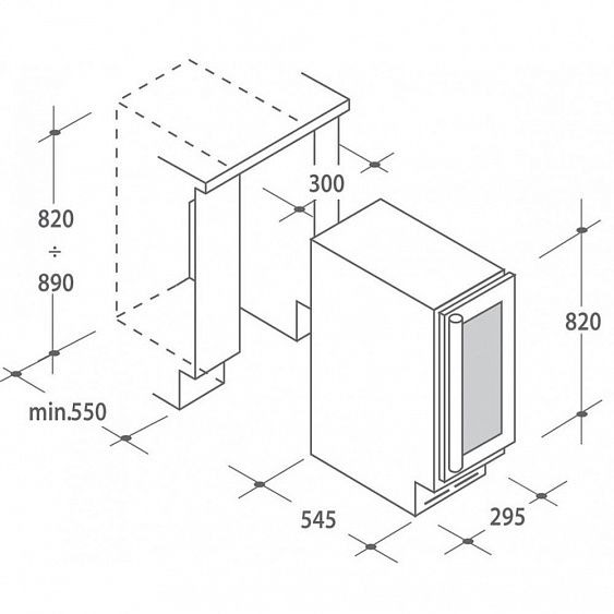 Винный шкаф CANDY ccvb 60 купить с доставкой по Москве и Московской области в интернет-магазине ТехноВегас