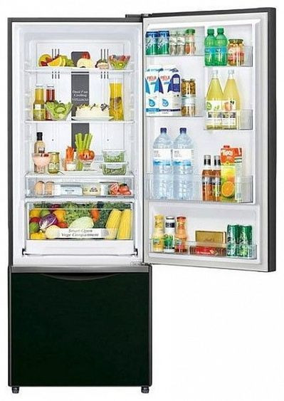 Холодильник HITACHI R-B 502 PU6 GBK черное стекло купить с доставкой по Москве и Московской области в интернет-магазине ТехноВегас