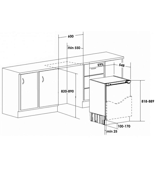 МОРОЗИЛЬНИК JACKY'S JF BW165