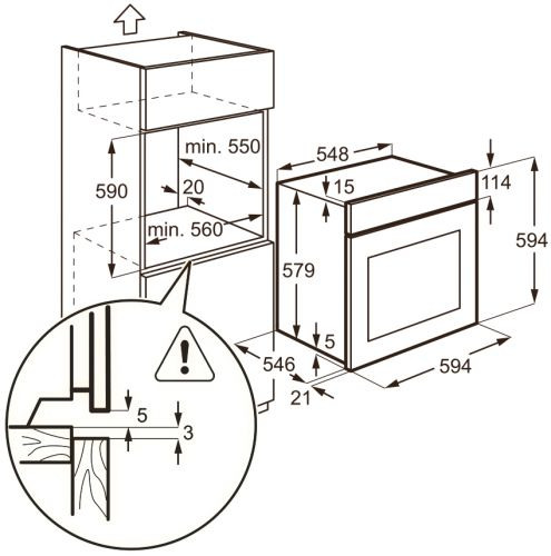 Духовой шкаф  AEG bp 931400 pm купить с доставкой по Москве и Московской области в интернет-магазине ТехноВегас