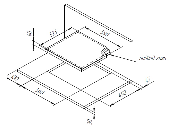 Поверхность KUPPERSBERG ts 63 x