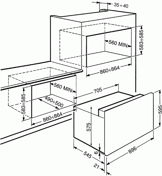 Духовой шкаф SMEG sfp3900x купить с доставкой по Москве и Московской области в интернет-магазине ТехноВегас