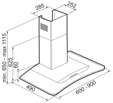 Вытяжка KORTING khc 9954 x