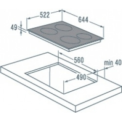 Поверхность GORENJE + GIT 63 B купить с доставкой по Москве и Московской области в интернет-магазине ТехноВегас