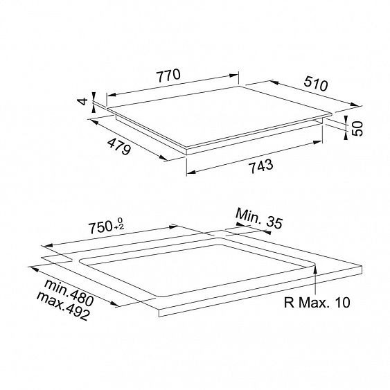 Варочная поверхность FRANKE FSM 804 I B BK купить с доставкой по Москве и Московской области в интернет-магазине ТехноВегас