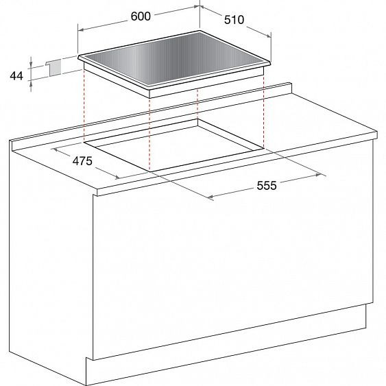 Газовая панель HOTPOINT-ARISTON 641 TQG HA (BK) купить с доставкой по Москве и Московской области в интернет-магазине ТехноВегас