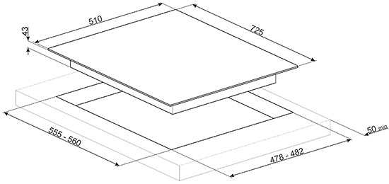 Варочная панель SMEG PX375 купить с доставкой по Москве и Московской области в интернет-магазине ТехноВегас
